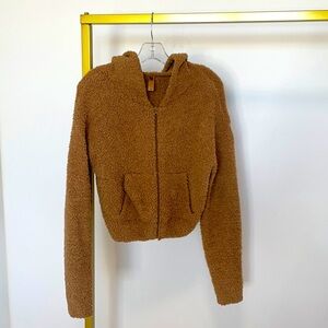 Skims Teddy Fleece Zip Up Hoodie XXS